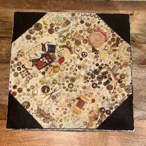 Vintage 70’s Springbok “Button, Button” Octagonal over 500 piece JigSaw puzzle